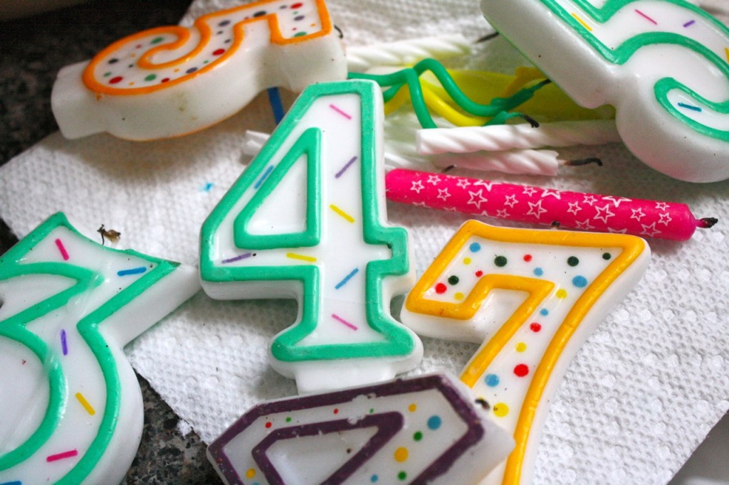 birthday candles 1024x682 Tricias Allergy Friendly Homemade Birthday Cakes